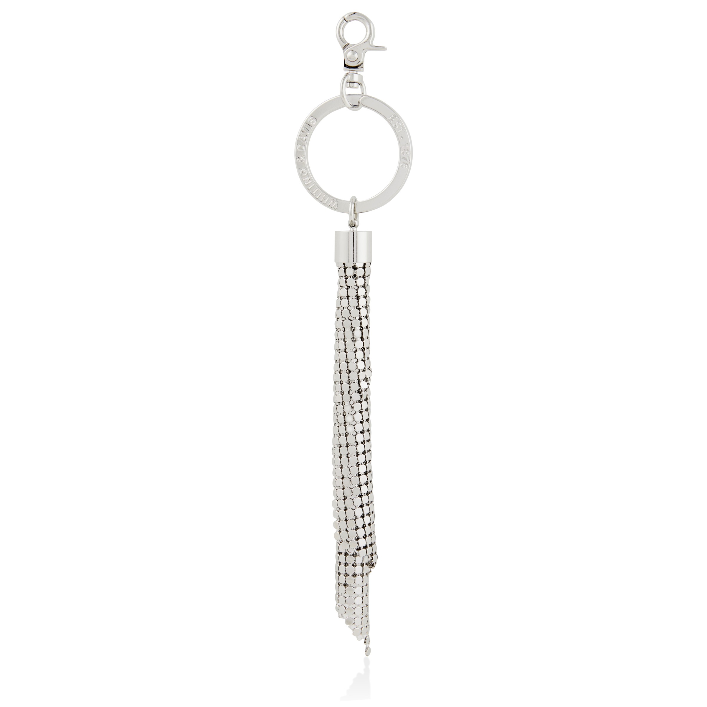 Flat Mesh Tassel Keychain - Whiting and Davis Collection
