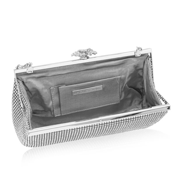 All Over Crystal Flower Clutch - Image 3