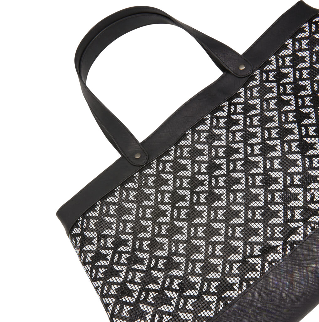 Innis Tote: Houndstooth Print with W&D Twist - Functional