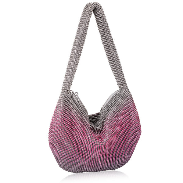 Adrienne Ombre Crystal Hobo Bag - Image 2