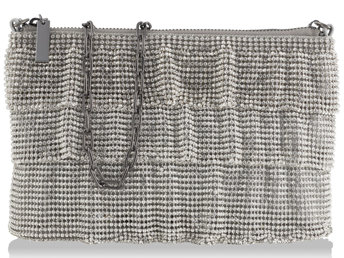 Chloe Crystal Ruffle Bag: Make a Statement with Shiny