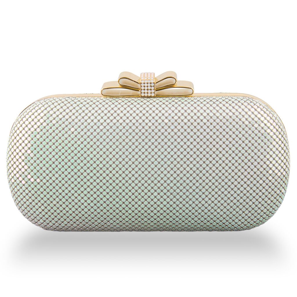 Marilyn Bow Minaudiere The Ultimate Accessory for Any Event Whiting