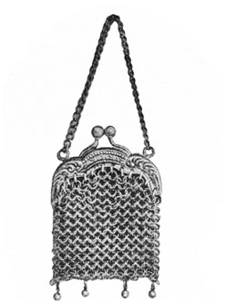 Whiting and davis vintage mesh online handbags