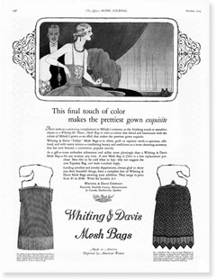 Whiting & discount davis mesh bags